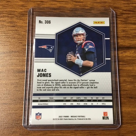 NFL Mac Jones RC - Picture 2 of 2